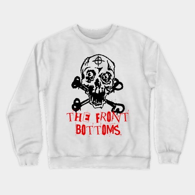 the front bottoms skullnation Crewneck Sweatshirt by tripanca mineral